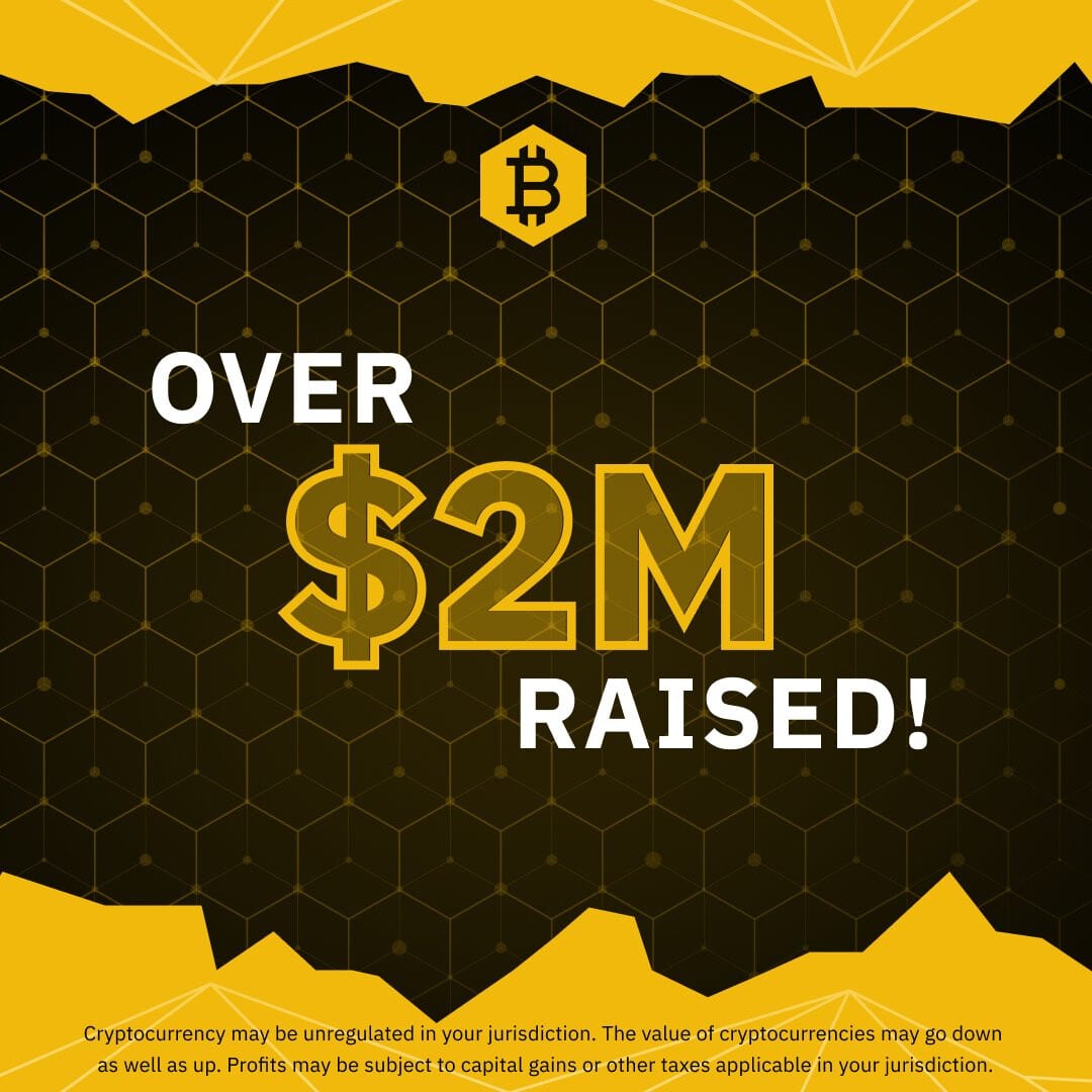 Bitcoin BSC 2 miljoen raised