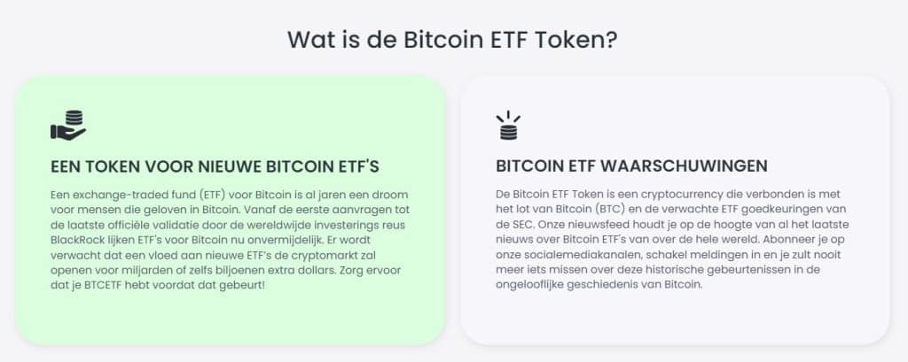 Bitcoin ETF wat is het
