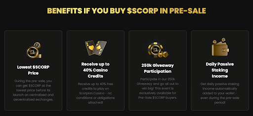 Het Scorpoin Casino - de volgende 10X token?