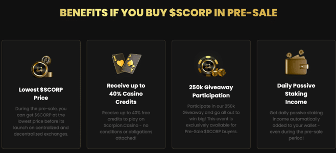 Buy Scorp in Pre-Sale