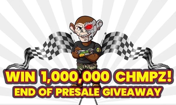 100.000.000 chmpz token giveaway