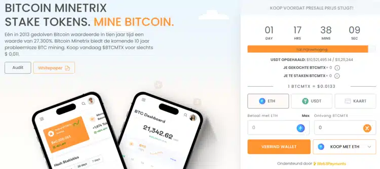 Bitcoin Minetrix - Beste ICO coins om te kopen - Een alternatief voor het minen met deze altcoin