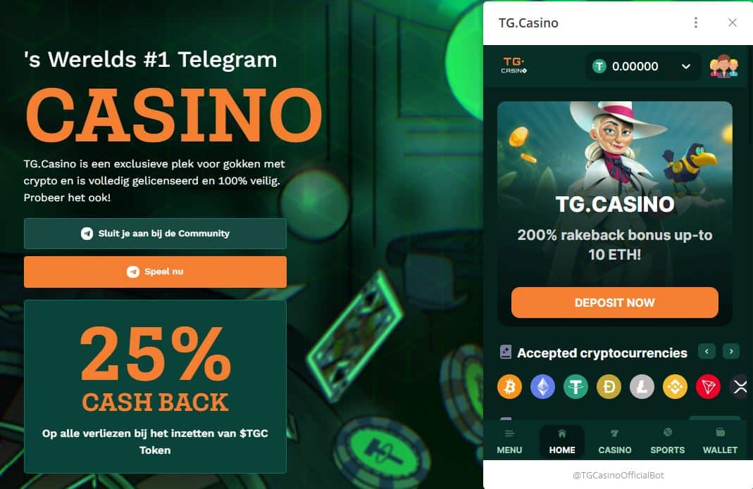 TG.Casino Review casino op Telegram