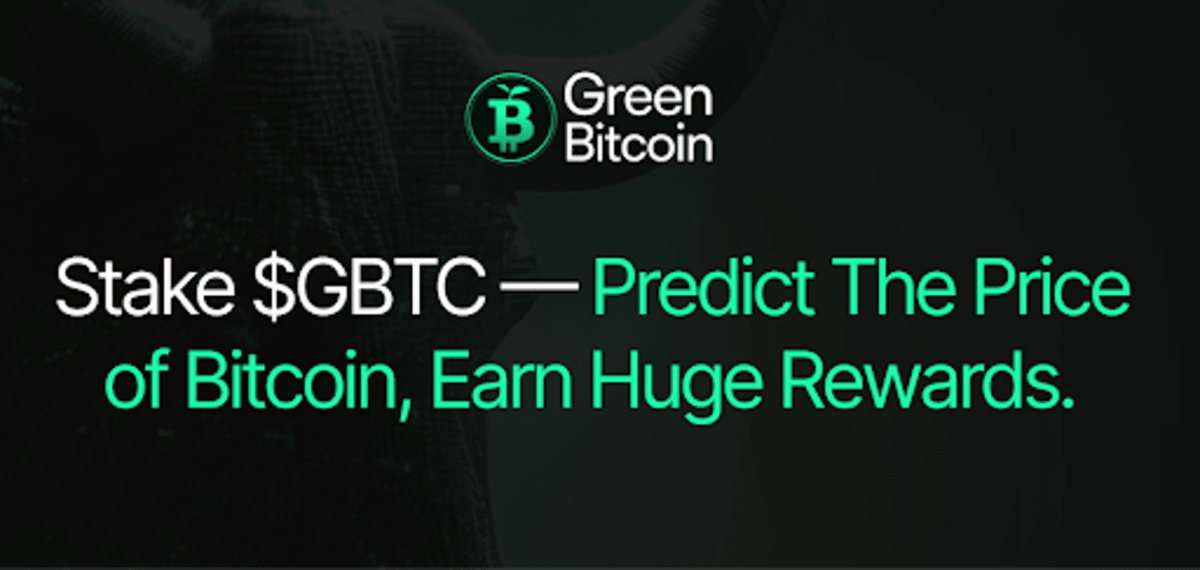 Green Bitcoin ($GBTC): Jouw Sleutel Tot Aantrekkelijke Winsten – Ervaar Gamified Green Staking Als Nooit Tevoren!
